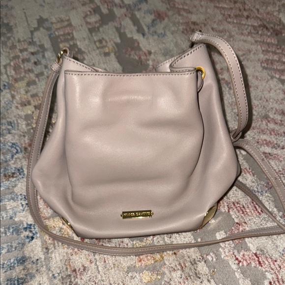 Vince Camuto Taupe Crossbody Bag with Gold Hardware - Picture 2 of 4